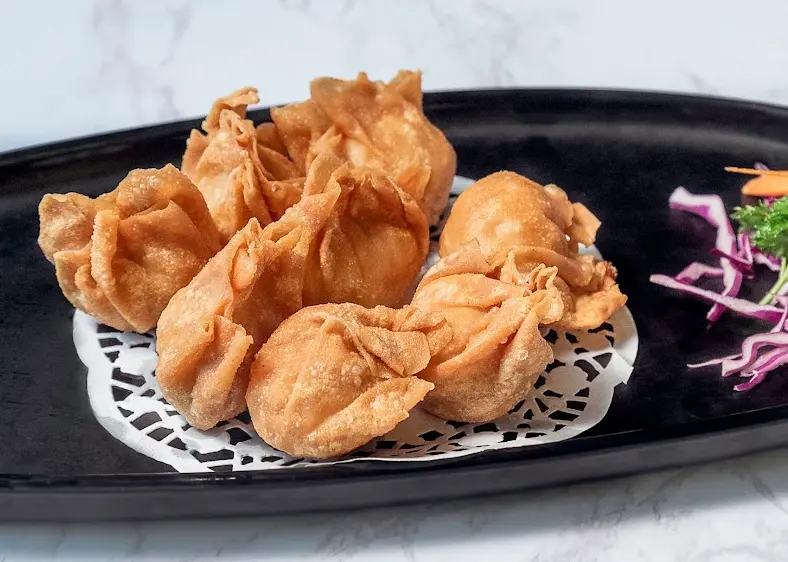 Assorted dim sum selection
